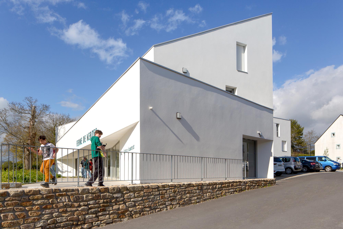  QUARTIER KERZEC  construction de 12 logements sociaux locatifs et d'une salle communale Ere Architecture - Architecte Quimperlé - Finistère
