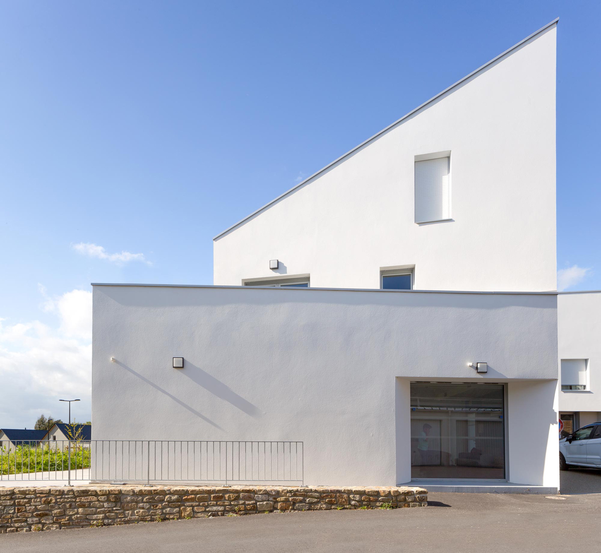  QUARTIER KERZEC  construction de 12 logements sociaux locatifs et d'une salle communale Ere Architecture - Architecte Quimperlé - Finistère