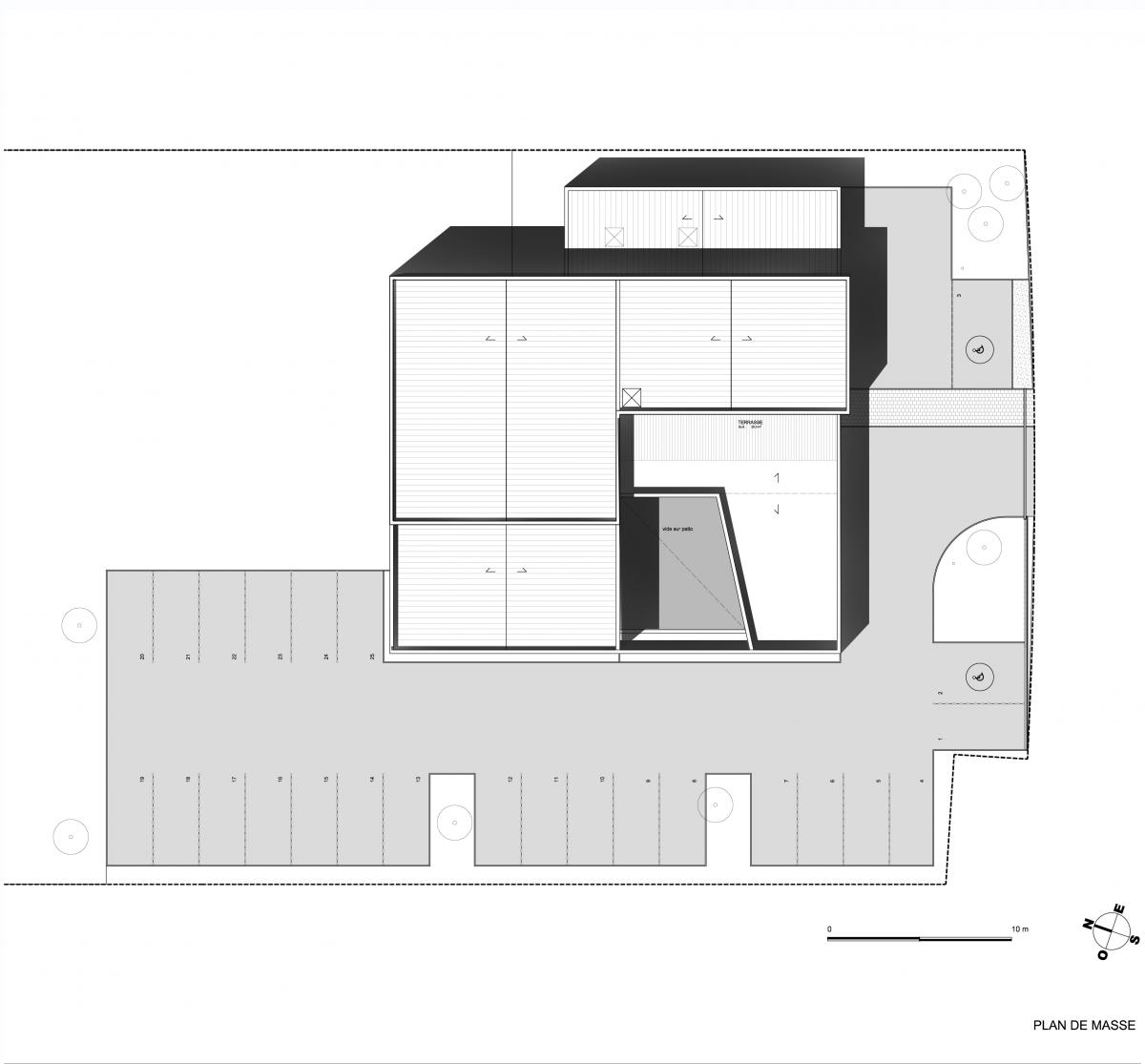 W3COM  construction du siège social d'une SSII Ere Architecture - Architecte Quimperlé - Finistère