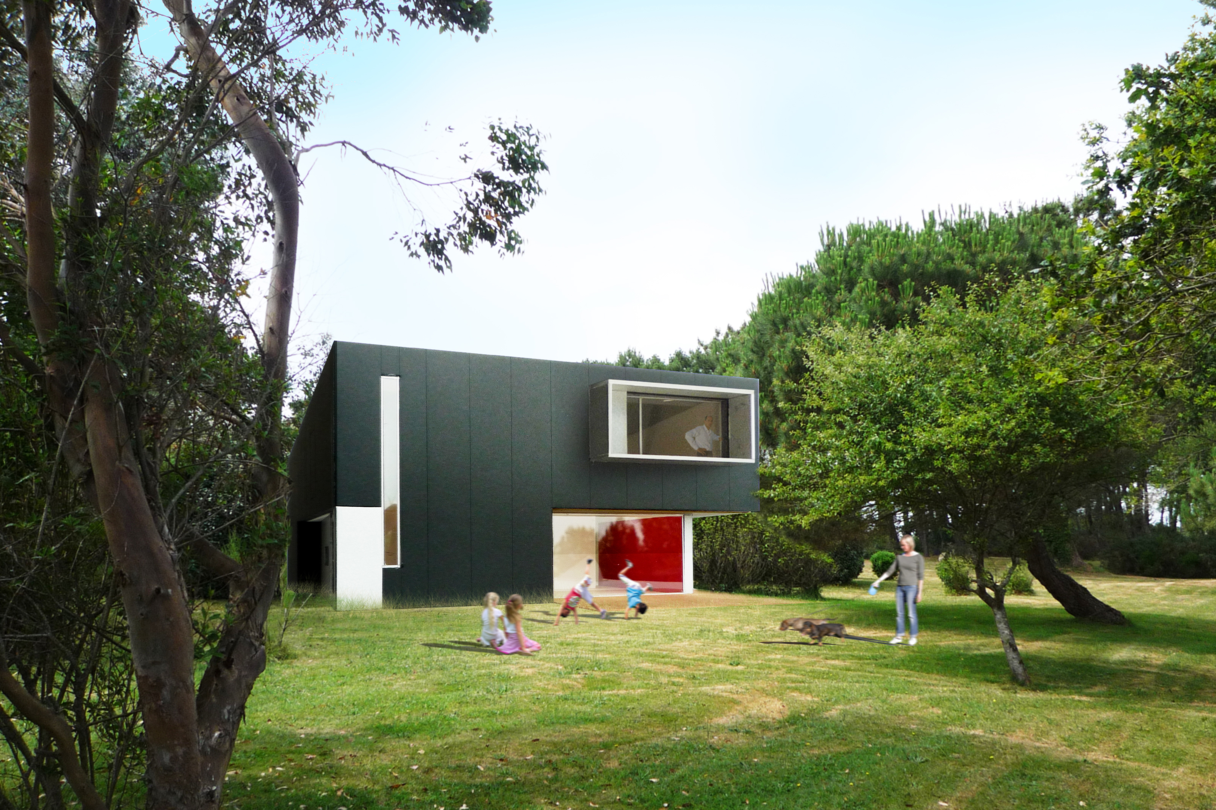  MAISON TITANE  construction d'une maison individuelle Ere Architecture - Architecte Quimperlé - Finistère