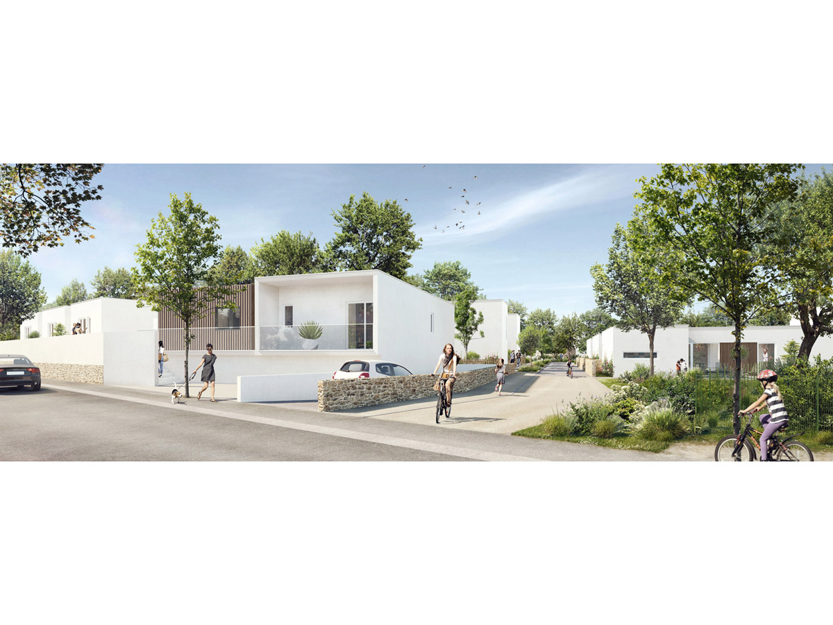  ERDEVEN CENTRE BOURG  41 logements locatifs et accession sociale Ere Architecture - Architecte Quimperlé - Finistère