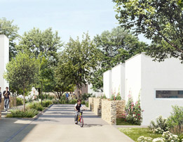ERDEVEN CENTRE BOURG 41 logements locatifs et accession sociale Ere Architecture - Architecte Quimperlé - Finistère