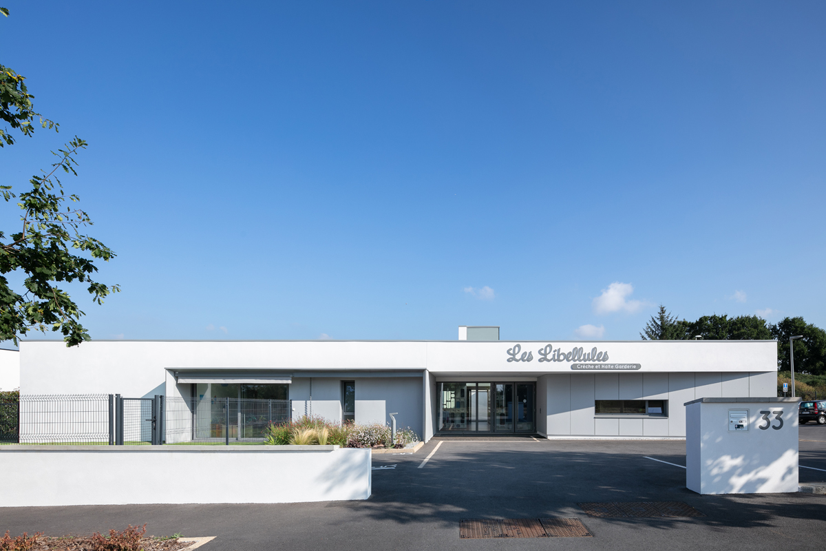  CRECHE LES LIBELLULES  construction d'une crèche d'entreprise Ere Architecture - Architecte Quimperlé - Finistère