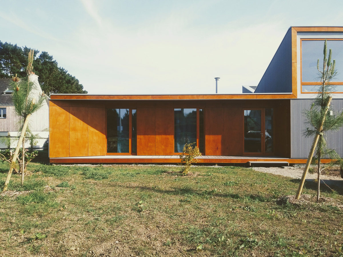  MAISON KERSELL  construction d'une maison individuelle Ere Architecture - Architecte Quimperlé - Finistère